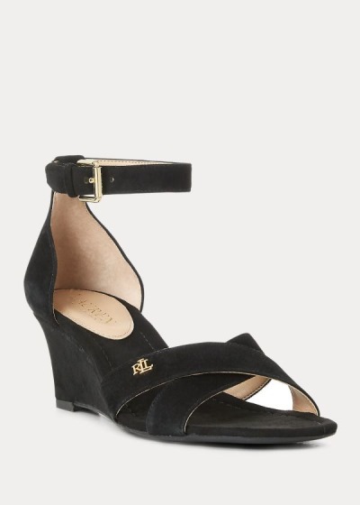 Women's Ralph Lauren Erinn Suede Sandals | 956184XOS